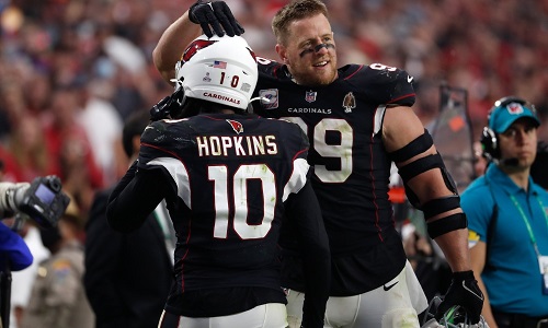 J.J. Watt on iloinen saadessaan olla jälleen joukkuetoveri DeAndre Hopkinsin kanssa